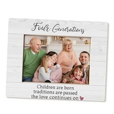 Four Generations Picture Frame 5x7, Family Photo Frame, Grandparents Gift