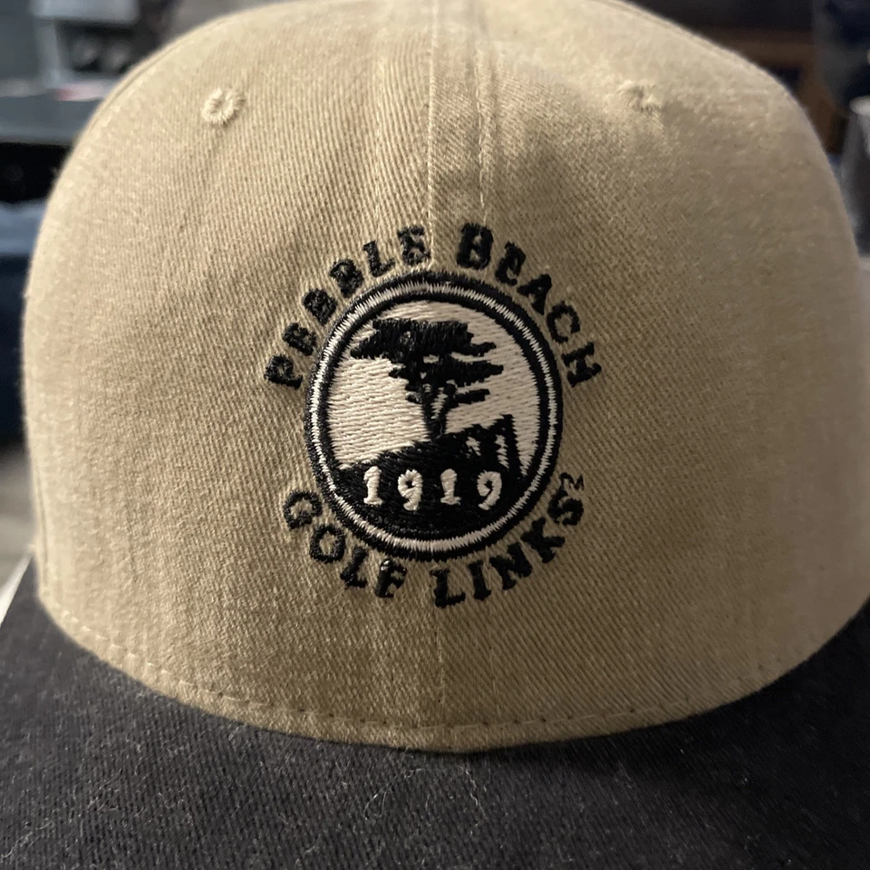 Gorra ajustable de colección Pebble Beach 1919 con eslabones de golf dos tonos colorway ¡Raro! Foto 3 de 4