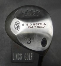 Callaway Big Bertha Warbird 3+ Wood Stiff Graphite Shaft Black Grip