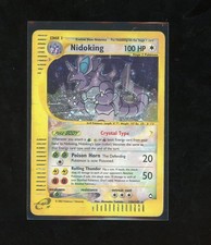 2003 Aquapolis Nidoking Holo Foil CRYSTAL 150/147 Secret Rare Pokemon Altered
