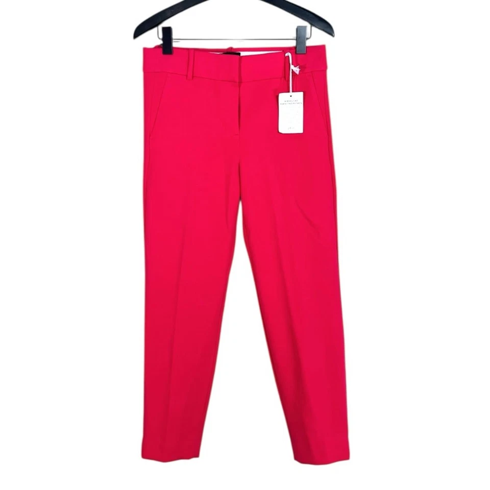 NWT J. Crew Cameron Slim Cropped Pant size 4 in Pink - Four Season Stretch - Image 2 of 4