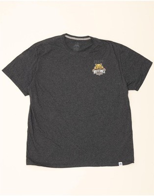 RUSSELL ATHLETIC Herren T-Shirt Oberteil 2XL Grau Baumwolle AY09
