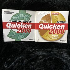 Lot Of 2 Quicken Home Business Quick Deluxe Suite 2000 PC Software Invoicing