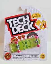 Tech Deck 2025 Santa Cruz  3/7 The Simpsons Green Bart Skull Model Cruiser