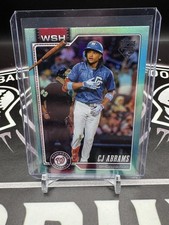 2026 Topps Series One Cj Abrams Aqua Holo foil „teal“ #152 Nationals