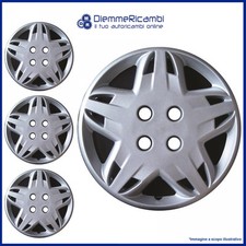SERIE 4 BORCHIE - 4 COPRICERCHI COPPE RUOTA 14 PER RENAULT CLIO 98-> TIPO A