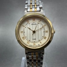 Seiko Alba Urban Watch Women 24mm Cream Dial Two Tone V401-0040 New Battery