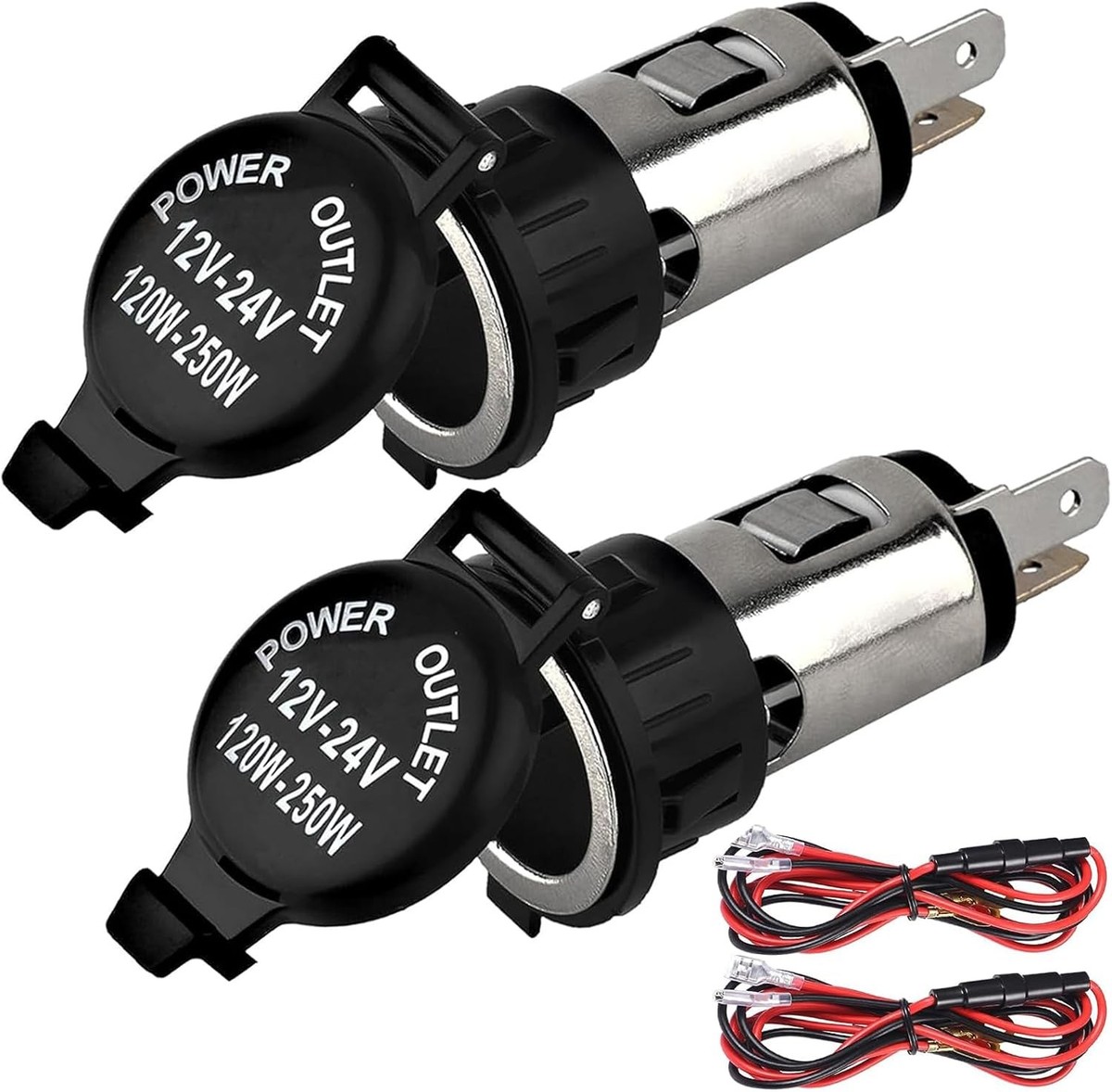 12 volt dc cigarette lighter Cigarette Lighter Socket, DC 12V Car Cigarette Lighter,12 Volt Female Power  Outl