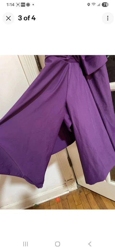 Traje de baño Torrid de una pieza con aros sujetador forrado barriga falda en púrpura talla 1 nuevo con etiquetas Foto 3 de 4