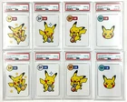 PSA 10 PIKACHU SEQ SET 2025 Pokemon TARUKA JP Round 1 & 2 1st 2nd 3rd 4th GEM MT