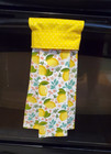 LEMON - Handmade Hanging Kitchen hand towel - 100% Cotton