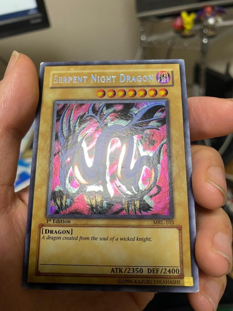 YuGiOh Asian Engilish Tri-Horned Dragon & Evil Knight Dragon