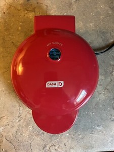 Dash Express Waffle Bite Maker - Red Brand New