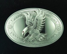 MADE BY ORDER MEN BELT BUCKLE HANDMADE STAINLESS STEEL EAGLE