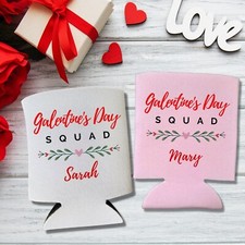 Enfriadores de latas personalizados para el día de San Valentín, Coolies para el día de San Valentín, regalos para fiestas navideñas