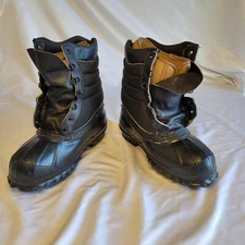 New NOS Northerner Polartek Steel Shank Black Waterproof Insulated Boots Size 7