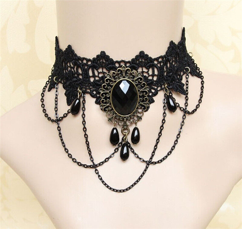 Heart Chokers Fashion Gothic Hollow Black Suede Cocktail False Collar  Chockers Necklaces for women Bijoux chokers