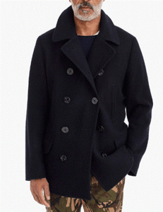 pea coat masculino