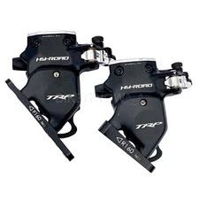 TRP HY/RD Flat Mount Hydraulic Bike Disc Brake Caliper Set Black/Silver no rotor