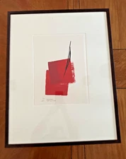 Rare Toko Shinoda Signed Limited Edition Japanese Lithograph New Moon 2002