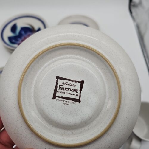 Noritake Folkstone Lilic Bundle Coffee / Tea Set Japan Stoneware - Picture 13 of 13