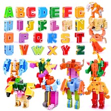 letter deformation toys number robots transfo...