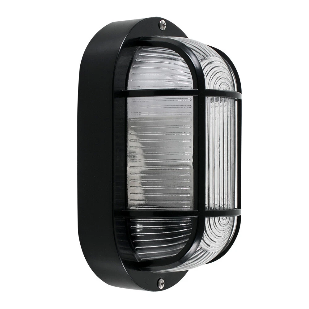 Modern Outdoor Garden Security Bulkhead Wall Light IP44 Rated LED Bulb Lighting  - Picture 3 of 15