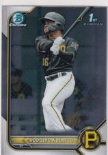 2022 BOWMAN CHROME 1ST RC RODOLFO NOLASCO PIRATES FIRST ROOKIE GE-3826