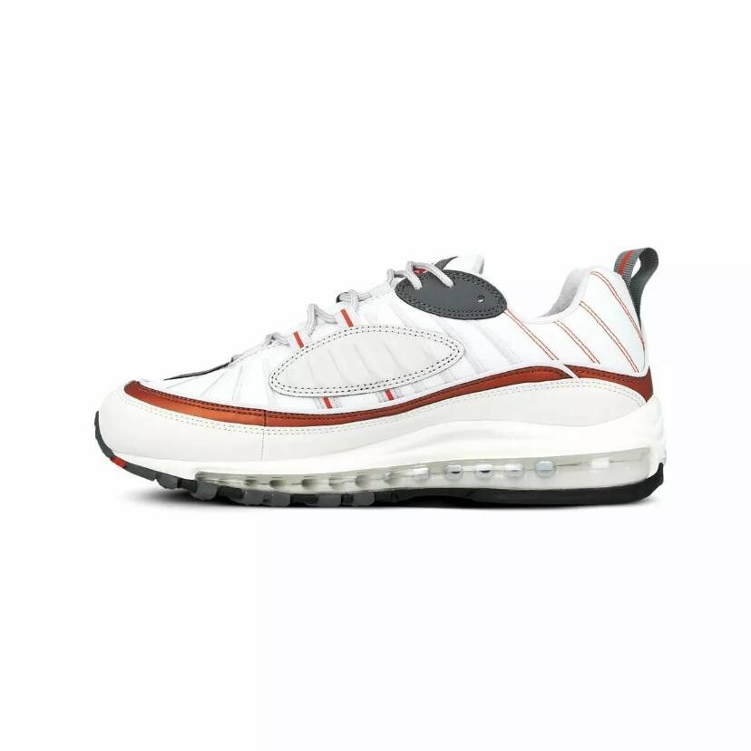 Nike Air Max 98 Rust White Vast Grey Orange CD0132-002 Mens  display picture 1