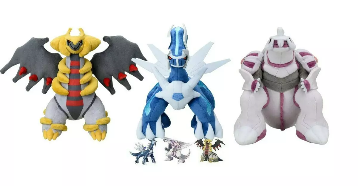 Pokemon Center Japan Announces New Official Plushies For Dialga, Palkia,  Giratina Origin Forms, And Enamorus – NintendoSoup