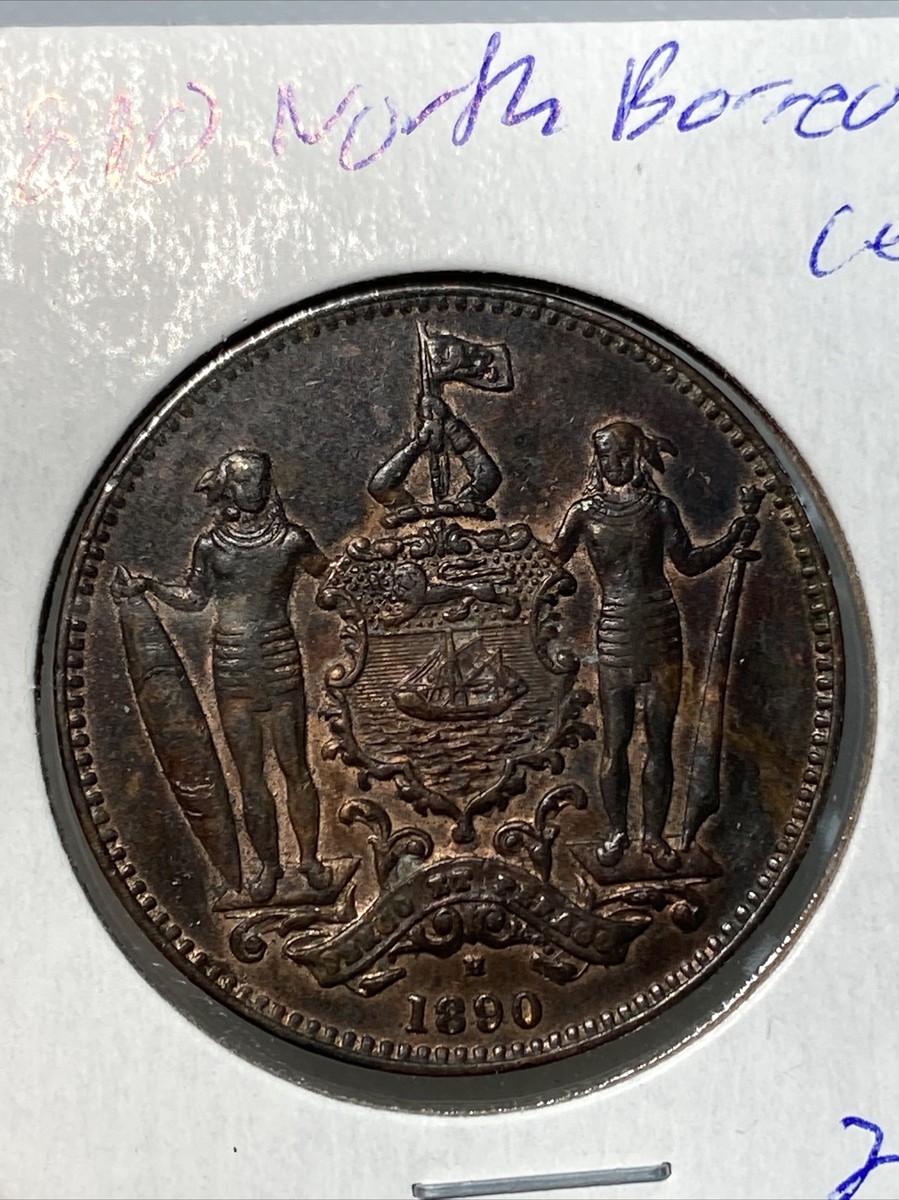 1890年 北ボルネオ 1cent MS 62 BN 1890 north borneo one cent | eBay