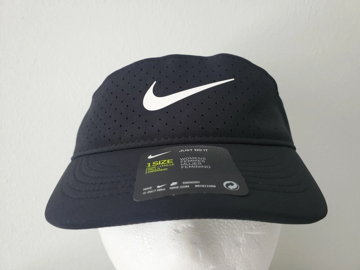Black nike visor womens sales