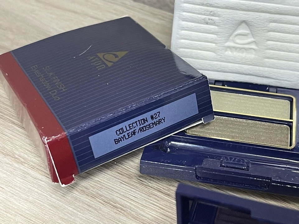 Vintage Avon 1993 Silk Finish Eyeshadow Lot 7 Colors New old Stock - Image 3 of 4