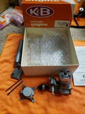 K&B Engine - k&b .20 R/C Sport motor with muffler - New - No 5600