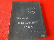 Manual de vuelo vintage de teoría de instrumentos de la Fuerza Aérea 51-38