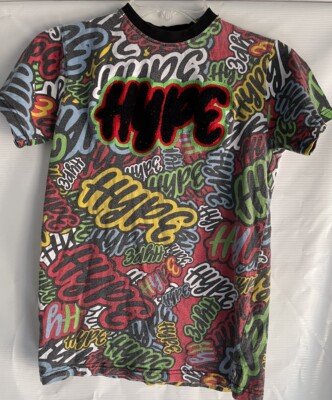 Evolution In Design Boys Shirt Hype Large 100% Cotton EUC