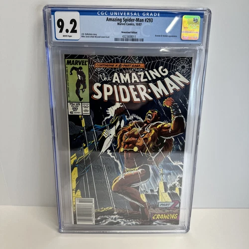 Amazing Spider-Man #293 Marvel 1987 CGC 9.2 WHITE Pages