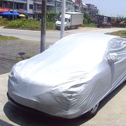 WaterProof Full Car Cover For Outdoor Dust UV Ray Rain Resistant Fits Small Car - Picture 4 of 12