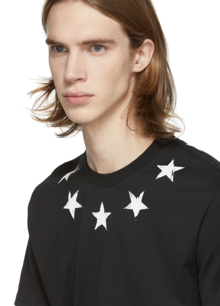 GIVENCHY DISTRESSED VINTAGE STARS TEE BLACK SIZE XS | eBay GIVENCHY DISTRESSED VINTAGE STARS TEE BLACK SIZE XS | eBay