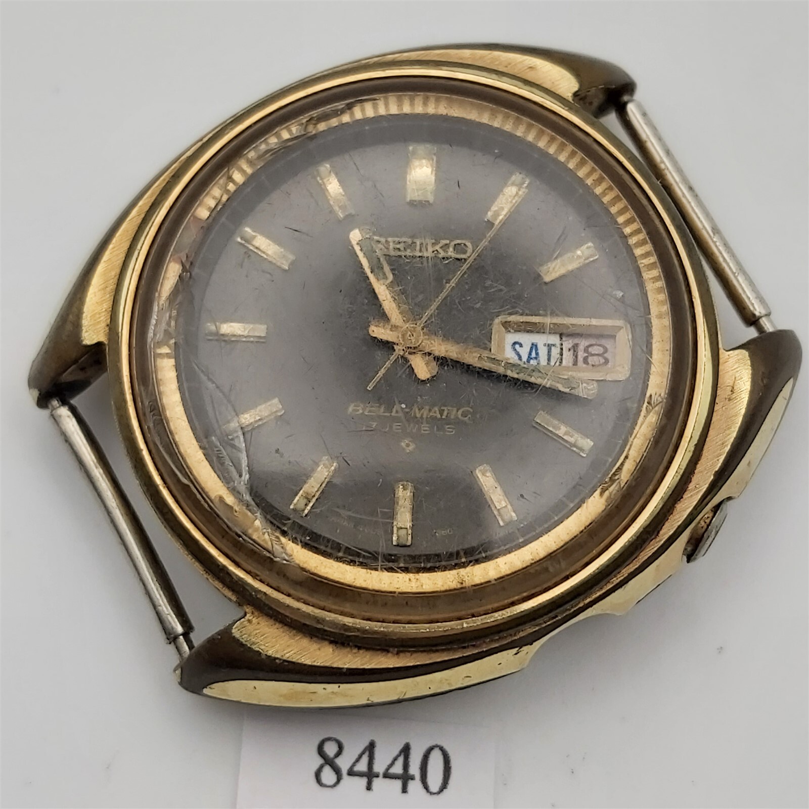 PROJECT FIX SEIKO BELLMATIC 4006 MENS AUTO DAY DATE GOLD 098822 WATCH EU SHIP