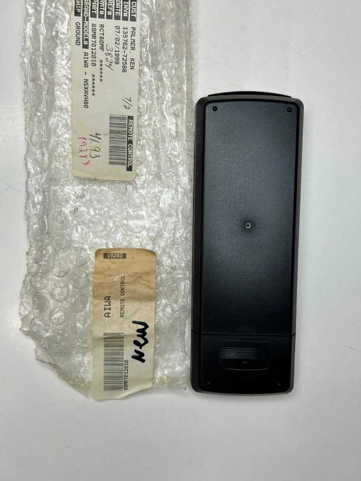 AIWA RC-T80MF Remote Control OEM NOS for DX-M80 Stereo System DX-M90M CD Changer - Image 3 of 3