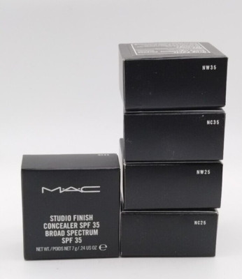 MAC Studio Finish Concealer SPF35 New in Box 7g/0.24oz Choose Your Color