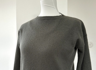 MRS & HUGS by BREUNINGER, Cashmere / Kaschmir Pullover, Gr. XS, Grau / Olive