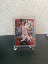 2022 Panini Select Miguel Rojas Premier Level Red Disco Prizm # 131 - Marlins