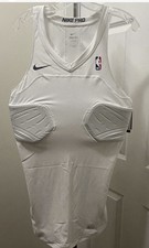 Nike NBA Authentic Padded Compression Pro Tank Top White XXL