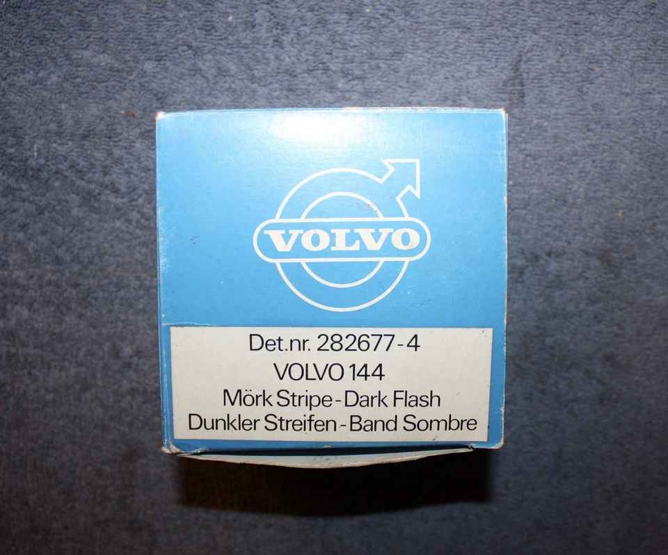 Volvo 140 144 original GT tira parte recta sección recta raya kit NOS - Imagen 4 de 4