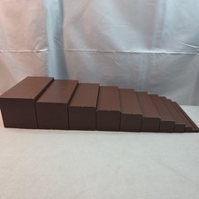 Montessori Broad Stairs 3D Solid Wooden Toys Math Games Homeschool 11 Pieces