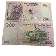 2013 Congo Democratic Republic  Banknote 200 Francs  UNC