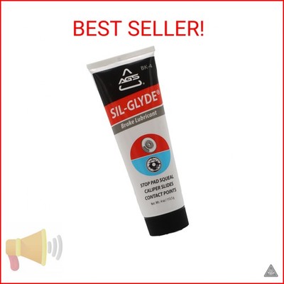 AGS SIL-Glyde 4 oz Tube Silicone Based Brake Assembly Lubricant for Eliminating 