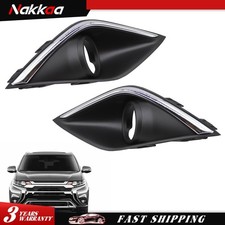 Chrome Bezel Fog Light Cover For Mitsubishi Outlander 2016-2019 Driverpassenger Chrome Bezel Fog Light Cover For Mitsubishi Outlander 2016-2019 Driverpassenger